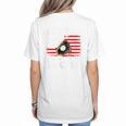 My Baseball Player Calls Me Mom Baseball Mom Women's T-Shirt Back Print