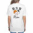 Basketball Soccer Baseball Mom For Women Women's T-Shirt Back Print Basketball Soccer Baseball Mom For Women Women's T-Shirt Back Print