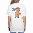 Capybara Calm Your Mitts Baseball Mom Sport Lover Tee Women's T-Shirt Back Print Capybara Calm Your Mitts Baseball Mom Sport Lover Tee Women's T-Shirt Back Print