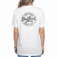 Crazy Proud Always Loud Baseball Mom Saying Graphic Women's T-Shirt Back Print Crazy Proud Always Loud Baseball Mom Saying Graphic Women's T-Shirt Back Print