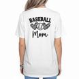 Custom Baseball Mom Number 17 Heart For Mom Women's T-Shirt Back Print