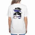 El Salvador Baseball Mom Salvador Baseball Girl Women's T-Shirt Back Print