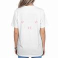 My Favorite Baseball Player Calls Me Mom For Baseball Mom Premium Women's T-Shirt Back Print