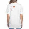 I Heart Hot Baseball Moms Women's T-Shirt Back Print