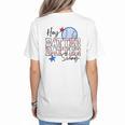 Hey Batter Batter Swing Graphic For Baseball Moms Women's T-Shirt Back Print Hey Batter Batter Swing Graphic For Baseball Moms Women's T-Shirt Back Print