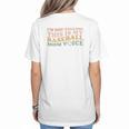 I'm Not Yelling This Is My Baseball Mom Voice Baseball Mom Women's T-Shirt Back Print I'm Not Yelling This Is My Baseball Mom Voice Baseball Mom Women's T-Shirt Back Print