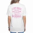 I Just Really Dislike Baseball Pants Baseball Mom Mama Women's T-Shirt Back Print