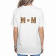 Loud And Proud Baseball Mom Leopard Mama Loves Women's T-Shirt Back Print Loud And Proud Baseball Mom Leopard Mama Loves Women's T-Shirt Back Print