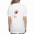 Mom Of Ballers USA Flag Football Baseball Mom Women's T-Shirt Back Print Mom Of Ballers USA Flag Football Baseball Mom Women's T-Shirt Back Print