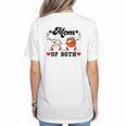 Mom Of Both Basketball Baseball Mom Women's T-Shirt Back Print Mom Of Both Basketball Baseball Mom Women's T-Shirt Back Print