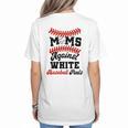 Moms Against Baseball Pants Baseball Mom Joke Women's T-Shirt Back Print