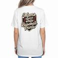 Moms Against Baseball Pants Baseball Mom Premium Tri-Blend Women's T-Shirt Back Print