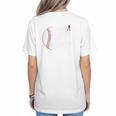 Moms Against Baseball Pants Baseball Mom Premium Women's T-Shirt Back Print
