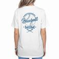 Professional Baseball Mom Team Sports Raglan Baseball Tee Women's T-Shirt Back Print Professional Baseball Mom Team Sports Raglan Baseball Tee Women's T-Shirt Back Print