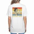 Retro Baseball Mom Sport Lover Vintage Women's T-Shirt Back Print Retro Baseball Mom Sport Lover Vintage Women's T-Shirt Back Print