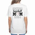 Senior Baseball Mom Class Of 2024 Senior Mom Game Day Women's T-Shirt Back Print