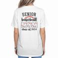 Senior Baseball Mom Class Of 2024 High School College Sports Women's T-Shirt Back Print Senior Baseball Mom Class Of 2024 High School College Sports Women's T-Shirt Back Print