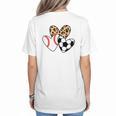 Soccer Baseball Heart Soccer Baseball Mom Women's T-Shirt Back Print Soccer Baseball Heart Soccer Baseball Mom Women's T-Shirt Back Print