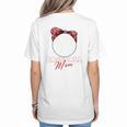 Softball Baseball Mom Floral Tee Mother's Day Premium Women's T-Shirt Back Print Softball Baseball Mom Floral Tee Mother's Day Premium Women's T-Shirt Back Print