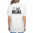 T-Ball Mama Baseball Mama Baseball Mom Women's T-Shirt Back Print