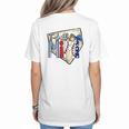 T-Ball Mimi Baseball Mom Game Day Women's T-Shirt Back Print