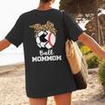 Ball MomMom Soccer Baseball Mom Mom Women's T-Shirt Back Print