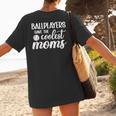 Ballplayers Have The Coolest Moms Baseball Mom Women's T-Shirt Back Print Ballplayers Have The Coolest Moms Baseball Mom Women's T-Shirt Back Print