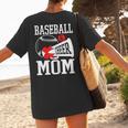 Baseball Cheer Mom Cheerleading Cheerleader Baseball Mom Women's T-Shirt Back Print Baseball Cheer Mom Cheerleading Cheerleader Baseball Mom Women's T-Shirt Back Print
