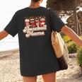 Baseball Mama Coffee Game Day Vibes Baseball Mom Women's T-Shirt Back Print Baseball Mama Coffee Game Day Vibes Baseball Mom Women's T-Shirt Back Print