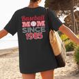 Baseball Mom Since 1985 Women's T-Shirt Back Print Baseball Mom Since 1985 Women's T-Shirt Back Print
