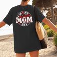 Baseball Mom Era For Women Player Mother Women's T-Shirt Back Print Baseball Mom Era For Women Player Mother Women's T-Shirt Back Print