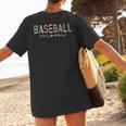 Baseball Mom Leopard Print Baseball Mama Mother's Day Women's T-Shirt Back Print Baseball Mom Leopard Print Baseball Mama Mother's Day Women's T-Shirt Back Print