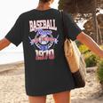 Baseball Mom Loud & Proud Since 1970 Women's T-Shirt Back Print Baseball Mom Loud & Proud Since 1970 Women's T-Shirt Back Print