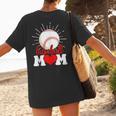Baseball Mom Mama Mother's Day Sport Lover Women's T-Shirt Back Print Baseball Mom Mama Mother's Day Sport Lover Women's T-Shirt Back Print