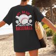 Baseball Mom Meme Quote Women's T-Shirt Back Print Baseball Mom Meme Quote Women's T-Shirt Back Print