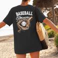 Baseball Mom Baseball Player Women's T-Shirt Back Print Baseball Mom Baseball Player Women's T-Shirt Back Print
