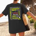 Baseball Mom Traits For Great Mothers Grey And Yellow Women's T-Shirt Back Print Baseball Mom Traits For Great Mothers Grey And Yellow Women's T-Shirt Back Print