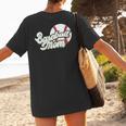 Baseball Mom's Favorite Game Day Women's T-Shirt Back Print Baseball Mom's Favorite Game Day Women's T-Shirt Back Print