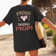 Baseball Moms Mother Kids Girls Boys School Game Women's T-Shirt Back Print Baseball Moms Mother Kids Girls Boys School Game Women's T-Shirt Back Print