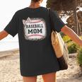 Baseball-Shirt Women Girls Mama Baseball Mom Women's T-Shirt Back Print Baseball-Shirt Women Girls Mama Baseball Mom Women's T-Shirt Back Print