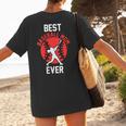 Best Baseball Mom Ever Baseball Women's T-Shirt Back Print