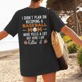 I Didn't Plan On Becoming a Baseball Mom Women's T-Shirt Back Print I Didn't Plan On Becoming a Baseball Mom Women's T-Shirt Back Print