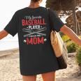 My Favorite Baseball Player Calls Me Mom Baseball Moms Women's T-Shirt Back Print My Favorite Baseball Player Calls Me Mom Baseball Moms Women's T-Shirt Back Print