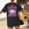 I'm A Baseball Mom Baseball Pitcher Catcher Baseball Player Women's T-Shirt Back Print I'm A Baseball Mom Baseball Pitcher Catcher Baseball Player Women's T-Shirt Back Print