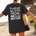 I'm Not Just His Mom I'm His 1 Fan Baseball Mom Women's T-Shirt Back Print I'm Not Just His Mom I'm His 1 Fan Baseball Mom Women's T-Shirt Back Print