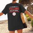 I'm Not Yelling This Is My Normal Baseball Mom Voice Women's T-Shirt Back Print I'm Not Yelling This Is My Normal Baseball Mom Voice Women's T-Shirt Back Print