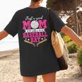 Just A Good Mom With A Baseball Bat Baseball Mom Women's T-Shirt Back Print Just A Good Mom With A Baseball Bat Baseball Mom Women's T-Shirt Back Print