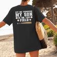 Let Me Through My Son Is Out The Field Baseball Mom Women's T-Shirt Back Print Let Me Through My Son Is Out The Field Baseball Mom Women's T-Shirt Back Print