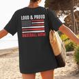 Loud & Proud Baseball Mom Sport Women's T-Shirt Back Print Loud & Proud Baseball Mom Sport Women's T-Shirt Back Print