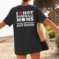 I Love Hot Baseball Mom Wieners Women's T-Shirt Back Print I Love Hot Baseball Mom Wieners Women's T-Shirt Back Print